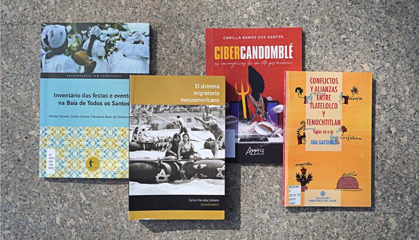 A collection of books written by Latin American authors.