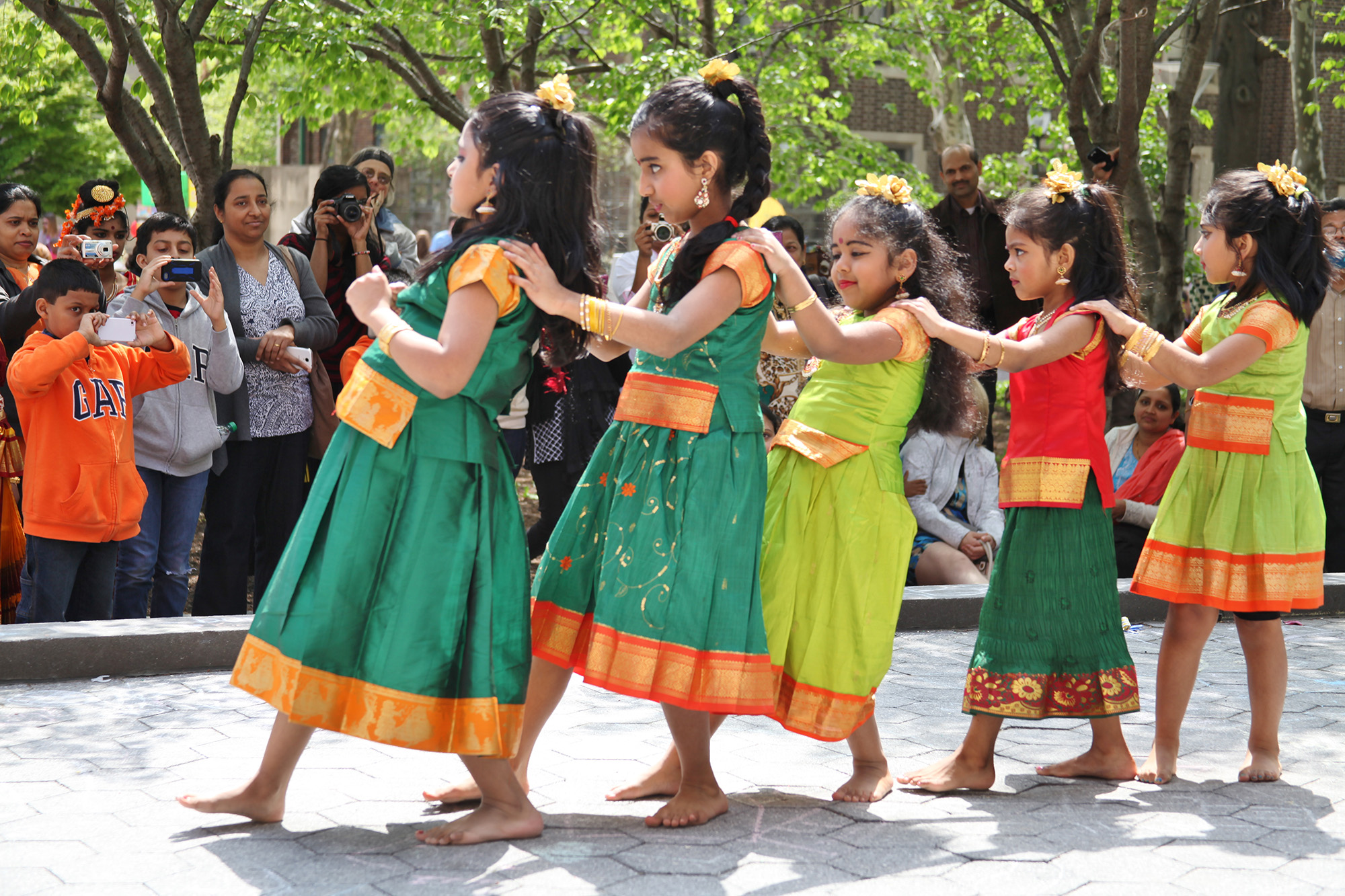 A children's performance at the Philadelphia Children's Festival, the country's oldest such festival.