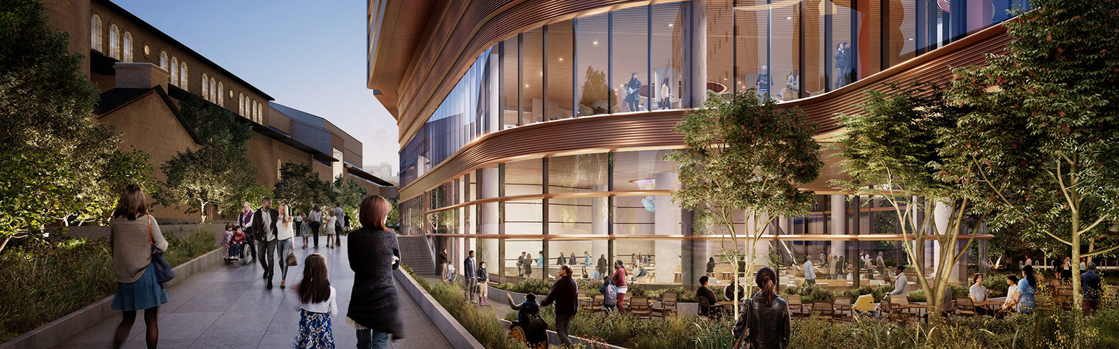 Rendering of hospital