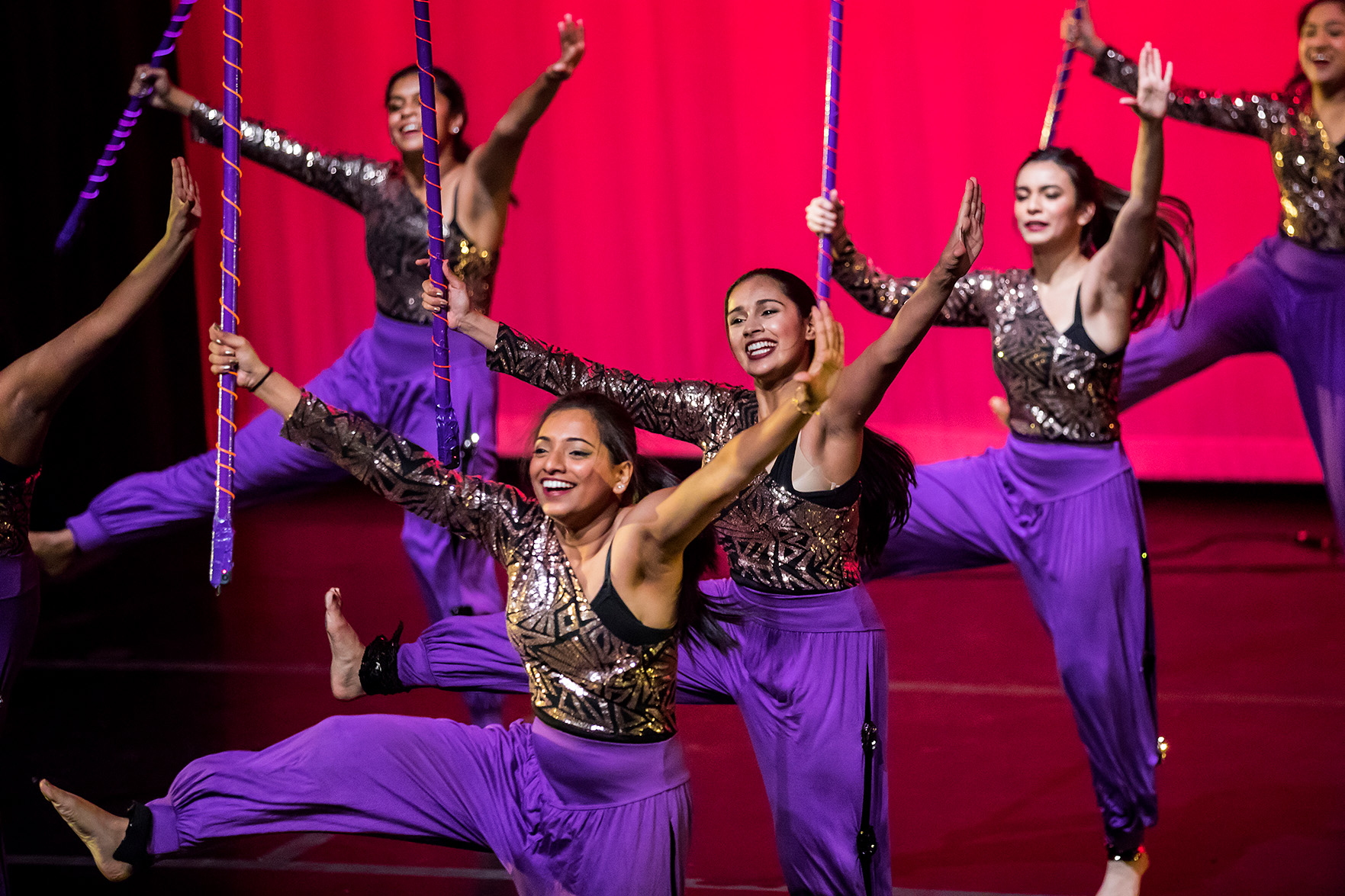 PENNaach dancers put on a dazzling performance at the Annenberg Center (photo by Eric Sucar).